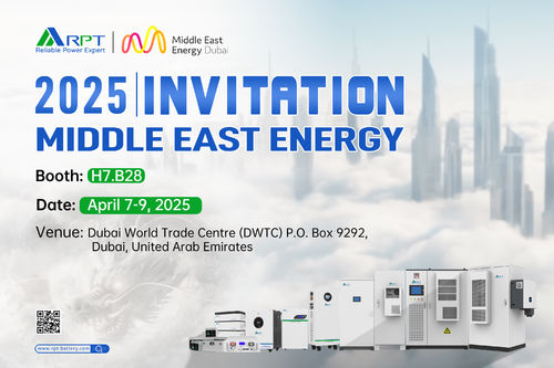 Berita perusahaan terbaru tentang RPT di Middle East Energy di Dubai: Penyedia Solusi Baterai Anda yang Terpercaya