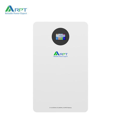 Sistem penyimpanan energi baterai lithium-ion yang dipasang di dinding (5kWh/10kWh) dengan tampilan melingkar