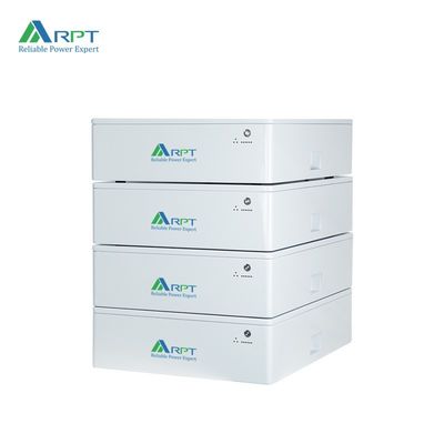 Harga yang bagus Baterai penyimpanan energi rumah tangga yang dapat ditumpuk 51.2V 100Ah/200Ah/300Ah/400Ah on line