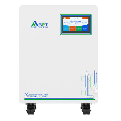 Harga yang bagus Penyimpanan Energi Rumah LiFePO4 5.2 KWh Kapasitas dan Panel Surya 200W untuk Pengelolaan Energi Berkelanjutan on line